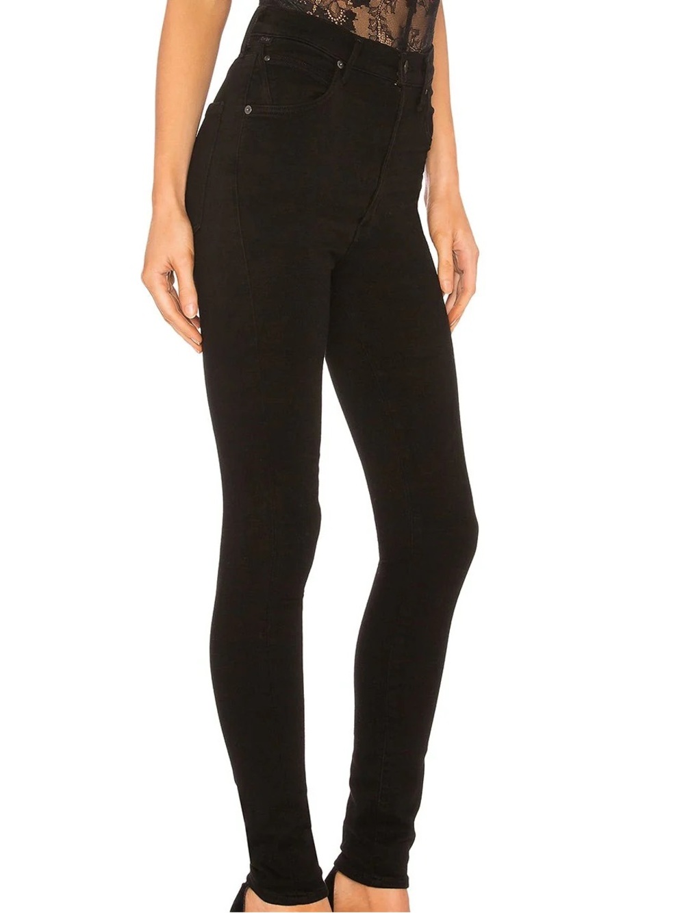 Citizens of Humanity Chrissy High Rise Black Jeans
